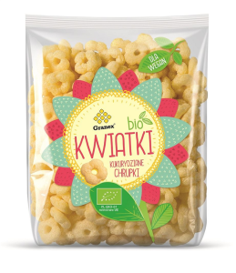 CHRUPKI KUKURYDZIANE KWIATKI BIO 80 g - GRANEX
