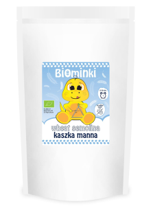 KASZKA MANNA PEŁNOZIARNISTA BIO 500 g - BIOMINKI