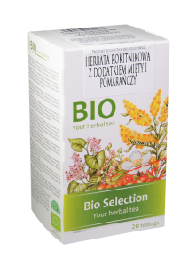HERBATKA ROKITNIKOWA Z DODATKIEM MIĘTY I POMARAŃCZY BIO (20 x 1,8 g) 36 g - APOTHEKE