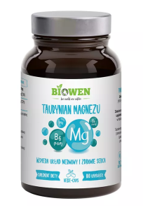 TAURYNIAN MAGNEZU + WITAMINA B6 100 KAPSUŁEK -  HEMPKING (BIOWEN)