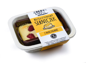 SERNICZEK Z MALINAMI BEZGLUTENOWY 210 g - ZDROWA MICHA (NA ZAMÓWIENIE)