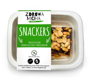 CIASTO SNACKERS BEZGLUTENOWE 250 g - ZDROWA MICHA (NA ZAMÓWIENIE)