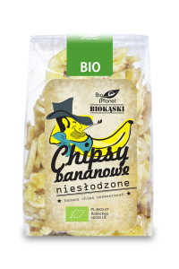 CHIPSY BANANOWE NIESŁODZONE BIO 150 g - BIO PLANET