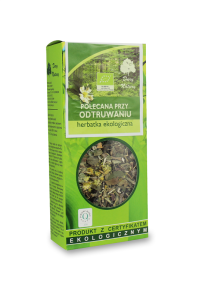 HERBATKA POLECANA PRZY ODTRUWANIU BIO 50 g - DARY NATURY