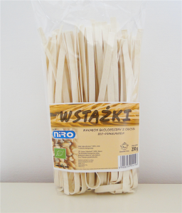 MAKARON (ORKISZOWY) WSTĄŻKI BIO 250 g - NIRO