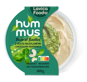 HUMMUS PESTO AL BASILICO 160 g - LAVICA FOOD