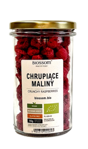 CHRUPIĄCA MALINA BEZGLUTENOWA BIO 55 g - BIOSSOM