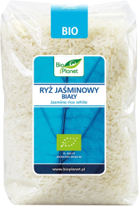 RYŻ JAŚMINOWY BIAŁY BEZGLUTENOWY BIO 1 kg - BIO PLANET