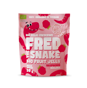 ŻELKI MALINA BIO 30 g - DIET-FOOD (FRED THE SNAKE)