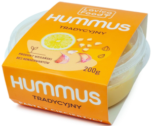 przecena HUMMUS TRADYCYJNY 200 g - LAVICA FOOD