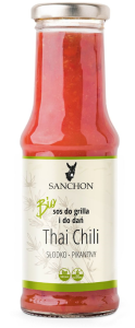 SOS THAI CHILI WEGAŃSKI BEZGLUTENOWY BIO 210 ml - SANCHON