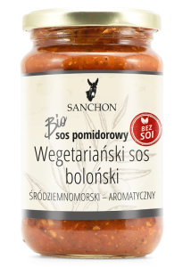 SOS BOLOŃSKI WEGAŃSKI BEZGLUTENOWY BIO 330 ml - SANCHON