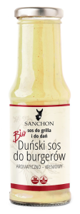 SOS DO BURGERÓW WEGAŃSKI BEZGLUTENOWY BIO 210 ml - SANCHON