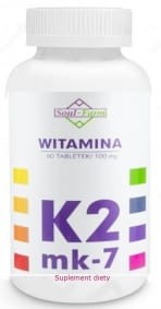 WITAMINA K2 MK7 60 TABLETEK (100 mcg) - SOUL FARM