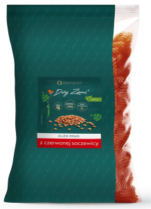 MAKARON PROTEINOWY (Z SOCZEWICY CZERWONEJ) ŚWIDERKI 1 kg - BARTOLINI