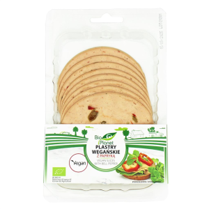 PLASTRY WEGAŃSKIE Z PAPRYKĄ BIO 100 g - BIO PLANET