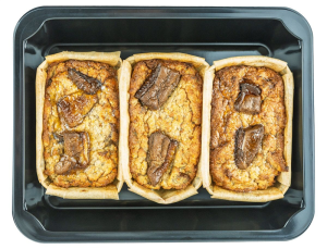 PASZTECIK Z RYB SŁODKOWODNYCH Z GRZYBAMI BEZGLUTENOWY (około 0,60 kg) - SMOLIN FISH (NA ZAMÓWIENIE)