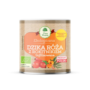 DZIKA RÓŻA Z ROKITNIKIEM LIOFILIZOWANA SPROSZKOWANA BIO 70 g - DARY NATURY