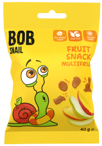 ŻELKI WIELOOWOCOWE BEZ ŻELATYNY BEZGLUTENOWE 40 g - BOB SNAIL