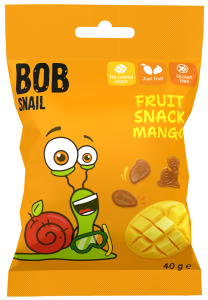 ŻELKI MANGO BEZ ŻELATYNY BEZGLUTENOWE 40 g - BOB SNAIL