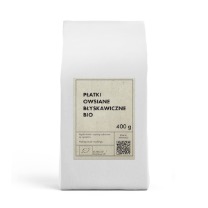 PŁATKI OWSIANE BŁYSKAWICZNE BIO 400 g - THE PLANET