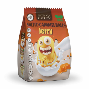 KULKI ZBOŻOWE O SMAKU KARMELOWYM BEZGLUTENOWE 375 g - JERRY GLUTEN OUT