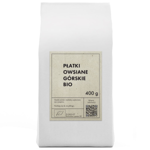PŁATKI OWSIANE GÓRSKIE BIO 400 g - THE PLANET