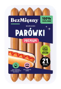 BEZMIĘSNE PARÓWKI PREMIUM 160 g - BEZMIĘSNY