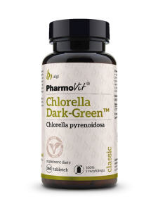 CHLORELLA DARK-GREEN BEZGLUTENOWA 360 TABLETEK - PHARMOVIT (CLASSIC)
