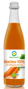 SOK Z MARCHWI NFC BEZGLUTENOWY BIO 500 ml - BIOFOOD