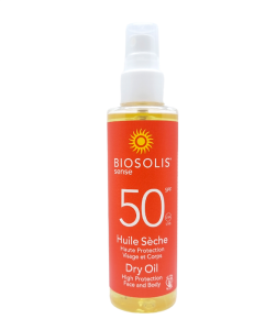 SUCHY OLEJEK PRZECIWSŁONECZNY DO CIAŁA SPF 50 150 ml - BIOSOLIS (SENSE) (PRODUKT SEZONOWY)