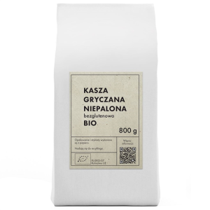 KASZA GRYCZANA NIEPALONA BEZGLUTENOWA BIO 800 g - THE PLANET
