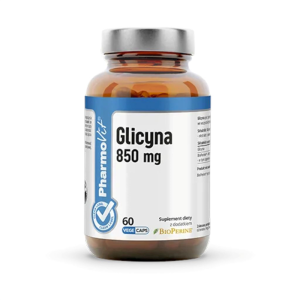 GLICYNA (850 mg) BEZGLUTENOWA 60 KAPSUŁEK - PHARMOVIT (CLEAN LABEL)