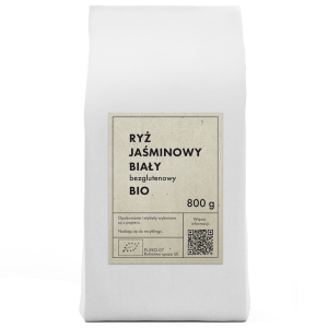 RYŻ JAŚMINOWY BIAŁY BEZGLUTENOWY BIO 800 g - THE PLANET