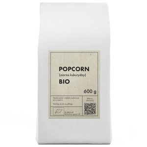 POPCORN (ZIARNO KUKURYDZY) BIO 600 g - THE PLANET
