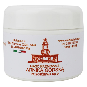 MAŚĆ KREMOWA Z ARNIKĄ GÓRSKĄ ROZGRZEWAJĄCA 50 ml - ELETTA