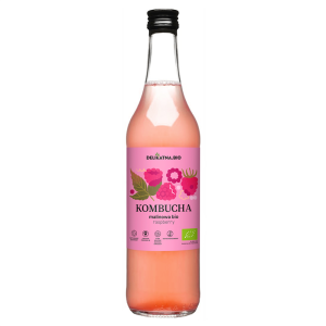 KOMBUCHA MALINOWA BIO 500 ml - DELIKATNA