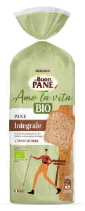 przecena CHLEB TOSTOWY PEŁNOZIARNISTY KROJONY BIO 400 g - IL BUON PANE