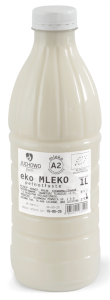 MLEKO A2 ŚWIEŻE 3,5 % BIO 1 L - JUCHOWO (NA ZAMÓWIENIE)