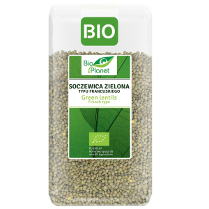 SOCZEWICA ZIELONA TYPU FRANCUSKIEGO BIO 500 g - BIO PLANET