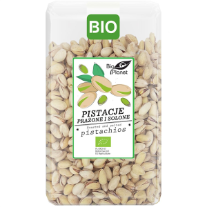 PISTACJE PRAŻONE I SOLONE BIO 700 g - BIO PLANET