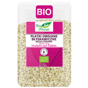 PŁATKI OWSIANE BŁYSKAWICZNE BEZGLUTENOWE BIO 1 kg - BIO PLANET