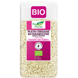 PŁATKI OWSIANE BŁYSKAWICZNE BEZGLUTENOWE BIO 300 g - BIO PLANET
