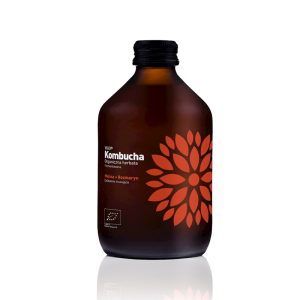 KOMBUCHA Z MALINĄ I ROZMARYNEM BEZGLUTENOWA BIO 330 ml - VIGO