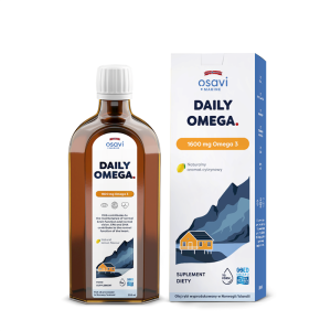 OMEGA-3 (1600 mg) O SMAKU CYTRYNOWYM 250 ml - OSAVI