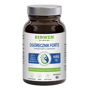 OGÓRECZNIK FORTE (1040 mg) 90 KAPSUŁEK - BIOWEN