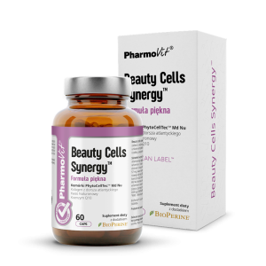 KAPSUŁKI NA PIĘKNY WYGLĄD (BEAUTY CELLS SYNERGY) BEZGLUTENOWE 60 szt. - PHARMOVIT (CLEAN LABEL)