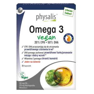 OMEGA-3 VEGAN 30 KAPSUŁEK - PHYSALIS