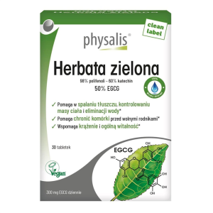 HERBATA ZIELONA 30 TABLETEK - PHYSALIS