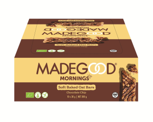 BATONIKI OWSIANE SOFT Z CZEKOLADĄ BEZGLUTENOWE BIO (5 x 30 g) 150 g - MADEGOOD MORNINGS